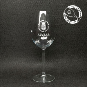 catavino tallo alto personalizado logotipo bodegas alvear